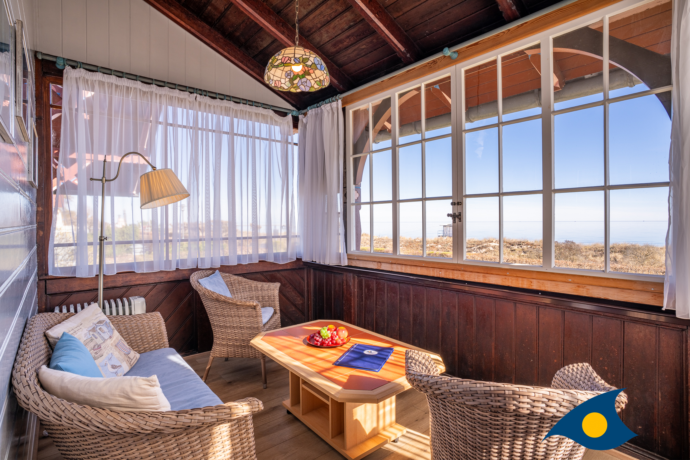 Wohnung 1 in der Strandvilla Bansin, Blick zum Meer